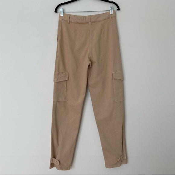 Aritzia Wilfred Free Modern Cargo Pant in Tan size 4 High Waisted Utility - Picture 3 of 9